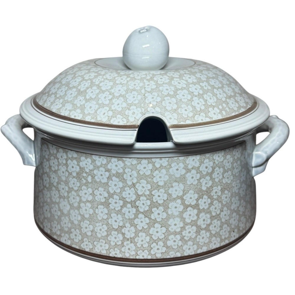 Villeroy Boch Dalarna Tureen w Lid Blue Floral 2 Qt Porcelain Germany - Picture 2 of 11